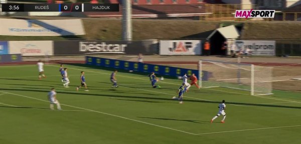 Šego nastavlja zabijati: Pogledajte kako je Hajduk rano poveo protiv Rudeša