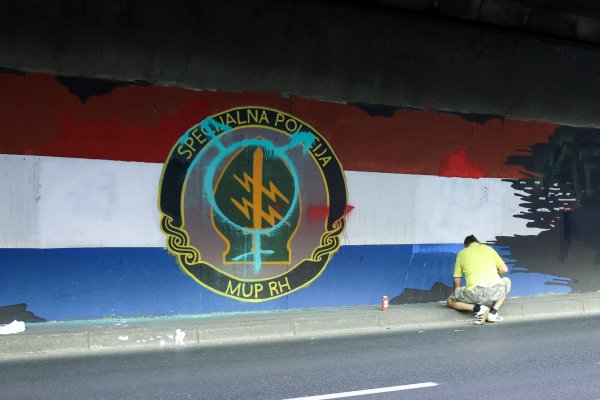 Branitelji osudili šaranje murala kod Vjesnika: Okrivili jednu skupinu