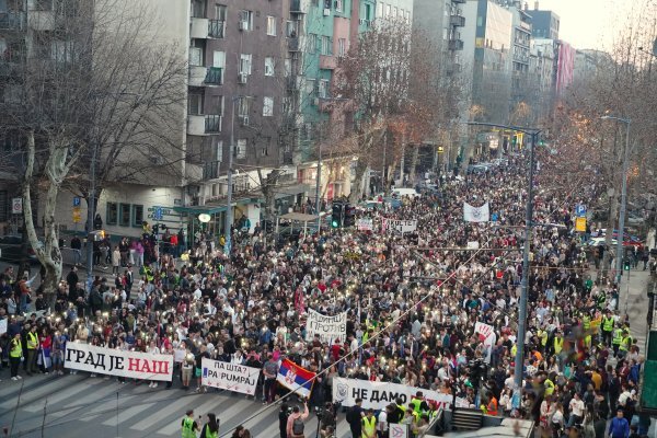 Veliki prosvjedi studenata u Beogradu 7. ožujka 2025.