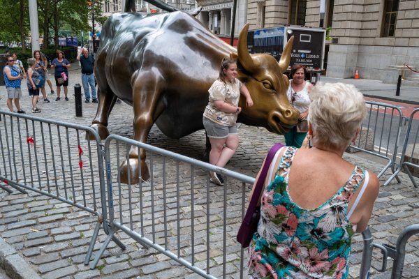 Turisti na Wall Streetu