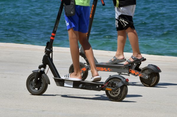 Električni romobili mogu se vidjeti diljem Hrvatske