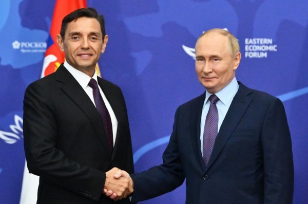 Aleksandar Vulin i Vladimir Putin