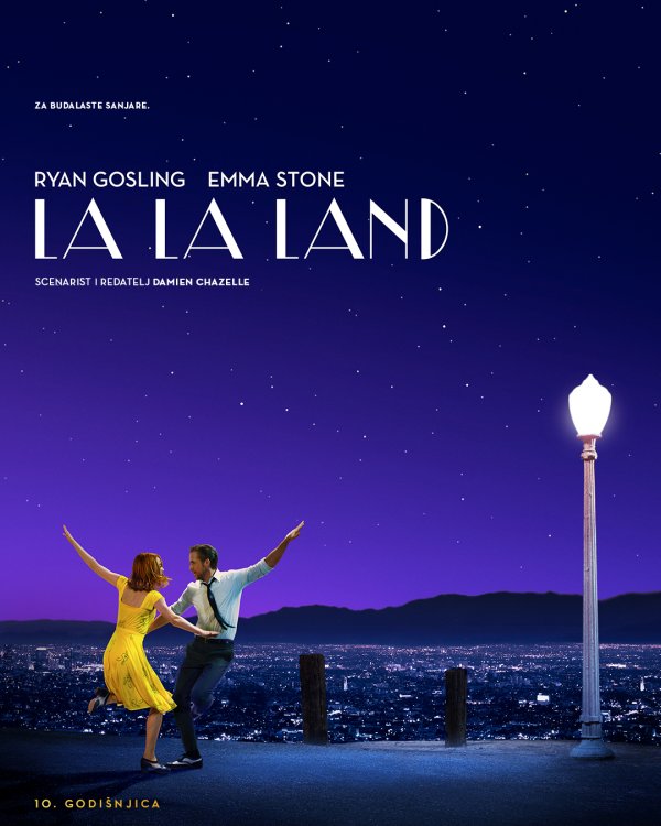 La La Land na velikom platnu CineStara povodom 10. obljetnice filmskog klasika