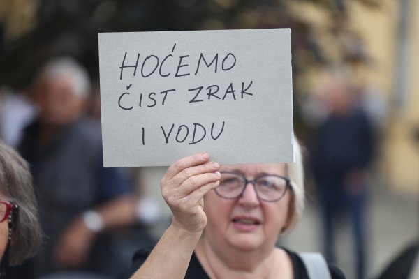 Prosvjed u Našicama