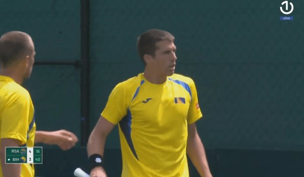 Propust u Davis Cupu: Pogledate s kakvom je zastavom igrao tenisač iz BiH