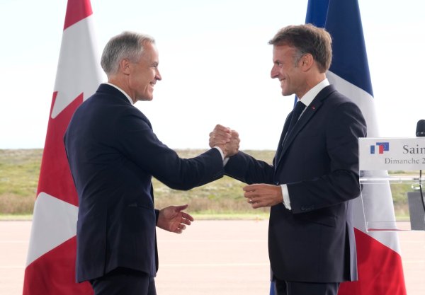 Mark Carney i Emmanuel Macron