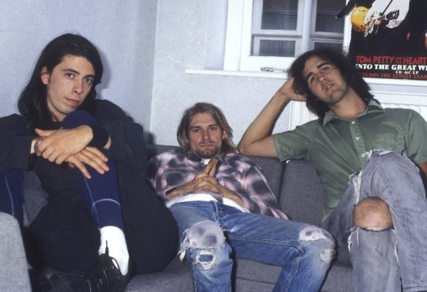 Grohl, Cobain i Novoselic 1991.