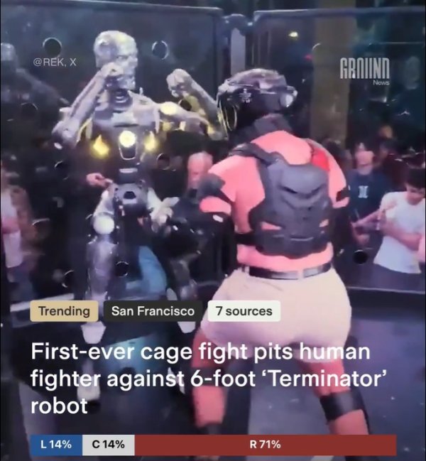 'Bojim se za tebe': Influencer se borio protiv robota, a onda je uslijedio nokaut