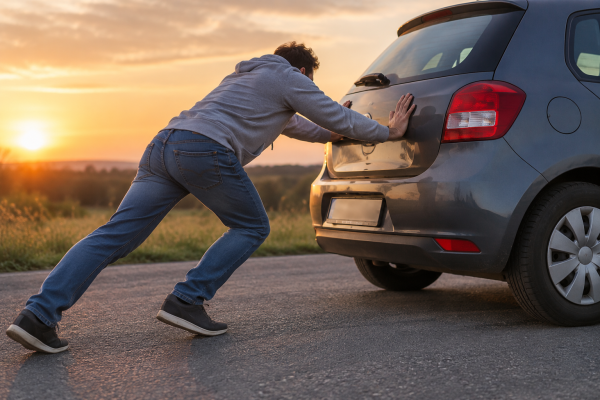 Ostali ste s praznim akumulatorom bez kablova? Ovaj stari trik može upaliti auto, ali postoji važna kvaka