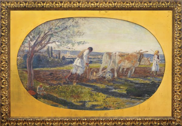 Obitelj ratara (Orač) [1900.-1904.] Menci Clement Crnčić