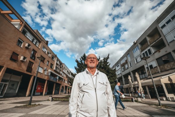 Darko Katić u naselju Andrije Hebranga
