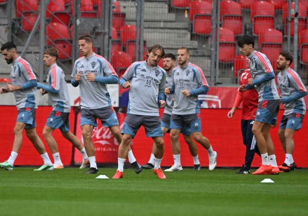 Hrvatska nogometna reprezentacija, trening, Prag, 25.9.2026.