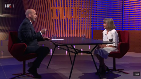 Aleksandar Stanković i Đurđica Krčmar u emisiji 'Nedjeljom u 2'