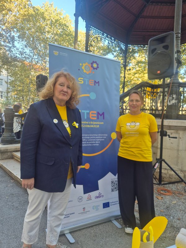 Dubravka Vidović (lijevo) i Sanja Grofelnik (desno) provoditeljice su STEM aktivnosti