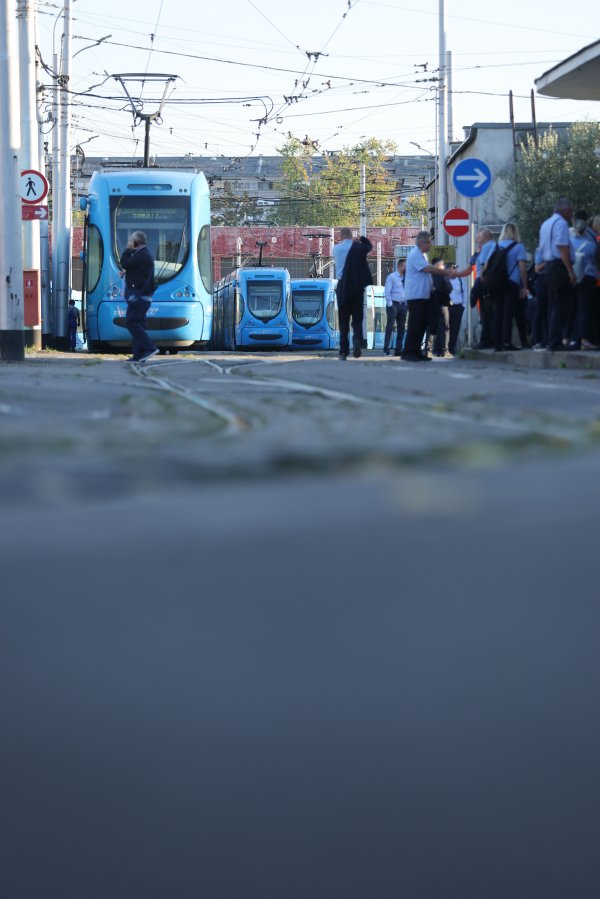 Zagreb: Štrajk ZET-a na Remizi