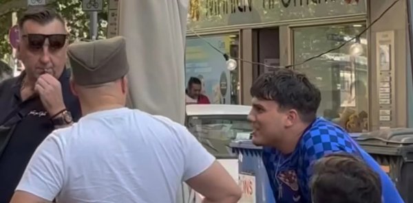 Obukao hrvatski dres i pojavio se među tisućama srpskih navijača u Münchenu: Pogledajte što se dogodilo