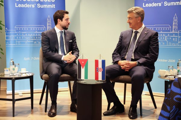 Andrej Plenković i Al Hussein bin Abdullah II
