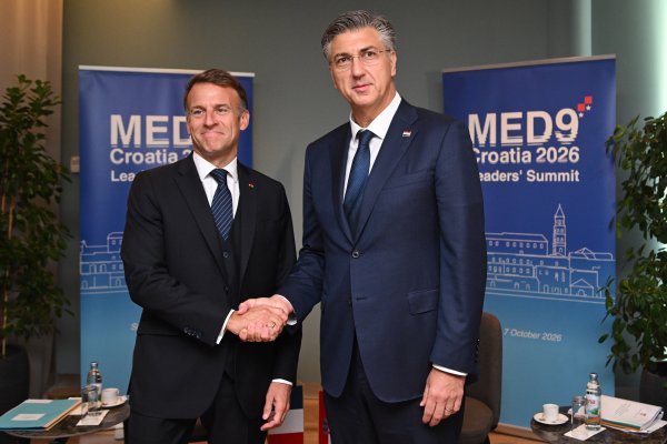 Emmanuel Macron stigao u Split
