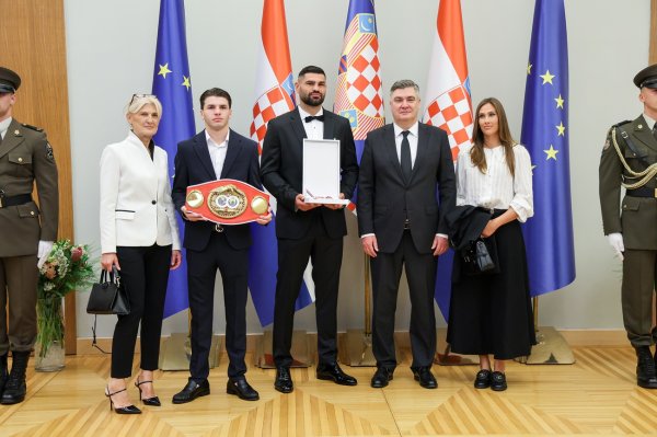 Hrgović primio odlikovanje: 'Baš me iznenadilo koliko predsjednik Milanović zna o boksu'