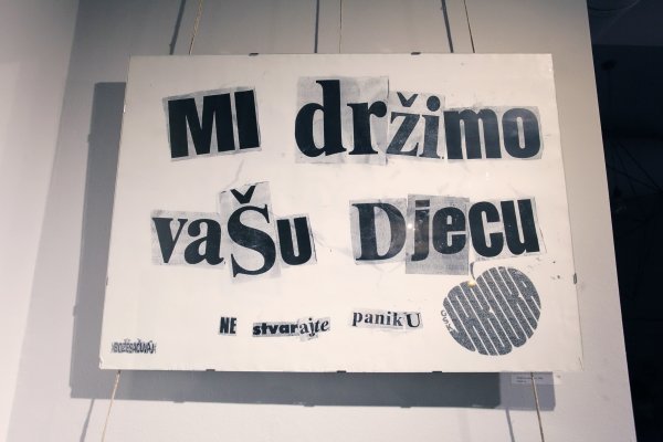Izložba Albina Uršića i Borisa Kuka 2017. godine u kafiću Botaničar