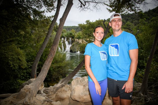 Ashton i Zach Smith u Nacionalnom parku Krka