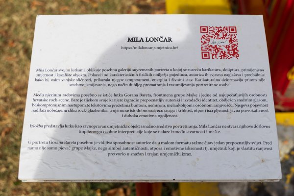 U vinkovačkom parku izložena je lutka Gorana Bareta