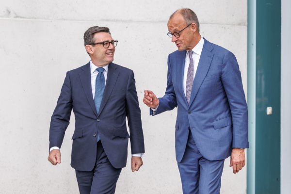 Andy Burnham i Friedrich Merz