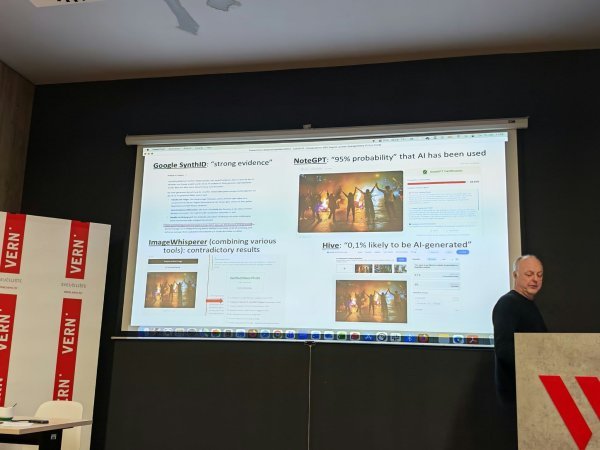 Jochen Spangenberg upozorio je novinare u Zagrebu da provjera AI sadržaja može biti problematična