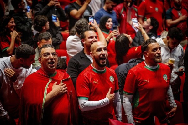Marokanski navijači na ulicama Amsterdama tijekom posljednjeg Svjetskog prvenstva