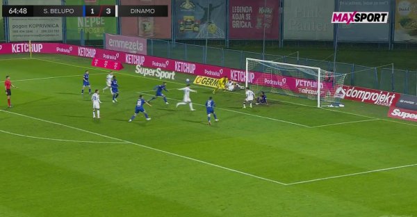 Dinamo zabio i četvrti gol: Pogledajte što se sve dogodilo u kaznenom prostoru Slavena