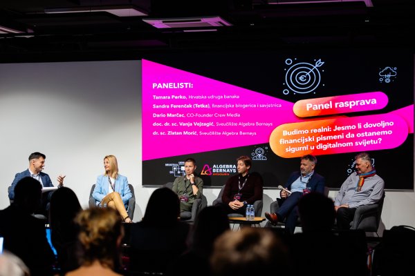 Panel Financijska pismenost - Perko, Ferenčak, Marčac, Vejzagić, Morić