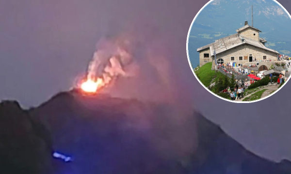 Gori Hitlerovo Orlovo gnijezdo u Bavarskoj, sumnja se da je požar podmetnut