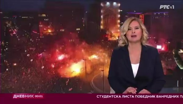 Pogledajte kako je RTS objavio pobjedu studenata. Građani bijesni