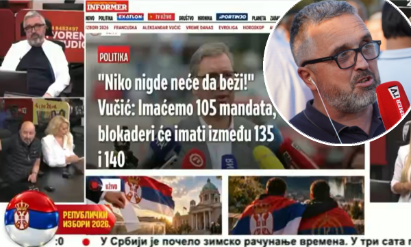 VIDEO Ovako je Informer dočekao Vučićev poraz: Objava minutu prije rezultata posebno je urnebesna