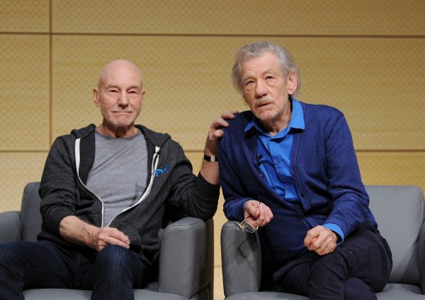 Sir Patrick Stewart, Sir Ian McKellen