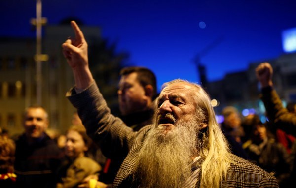 Prosvjedi u Makedoniji