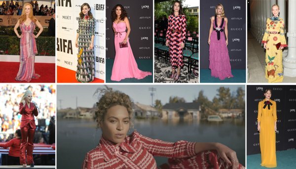Slavne dame u Gucci kreacijama