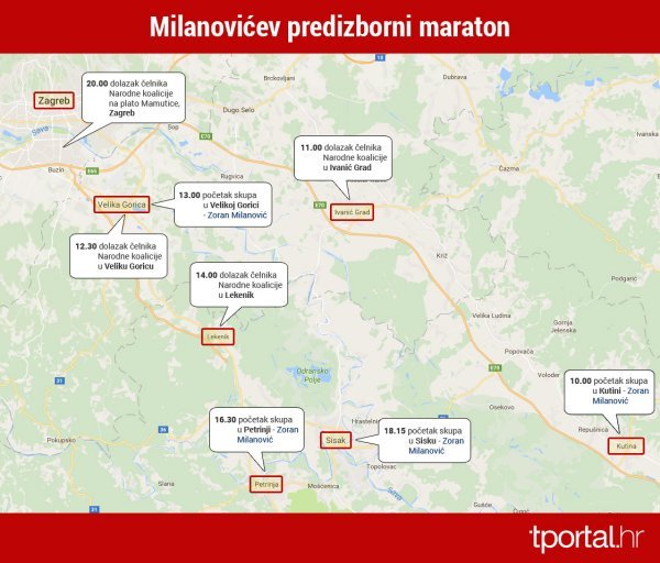 Milanovićev maratonski dan u kampanji tportal