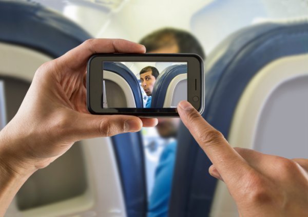 pametni telefon smartphone avion fotografiranje