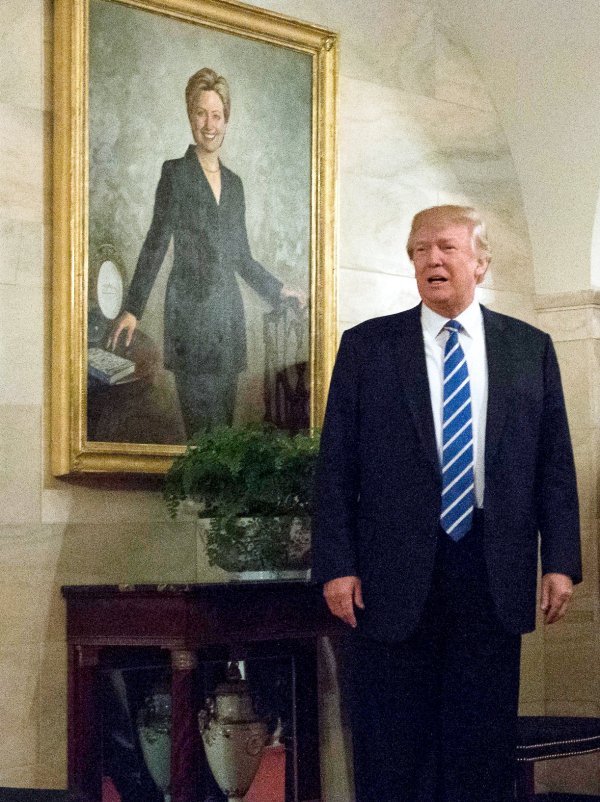Donald Trump s prvim posjetiteljima u Bijeloj kući