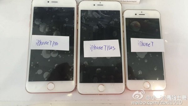 iPhone 7, iPhone 7 Plus i iPhone 7 Pro Weibo/Nowhereelse.fr