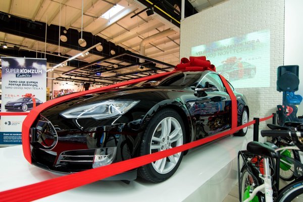Kao potencijalna meta preuzimanja Apllea spominje se proizvođač električnih automobila Tesla 