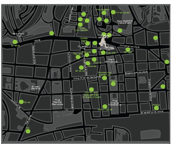 Mapa Relija po galerijama Facebook