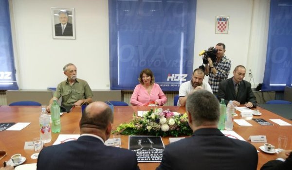 Miriam Kervatin u središnjici HDZ-a Željko Lukunić/Pixsell