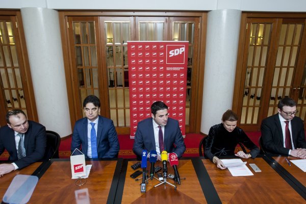 Siniša Hajdaš Dončić, Branko Grčić, Davor Bernardić, Sabina Glasovac, Bojan Glavašević