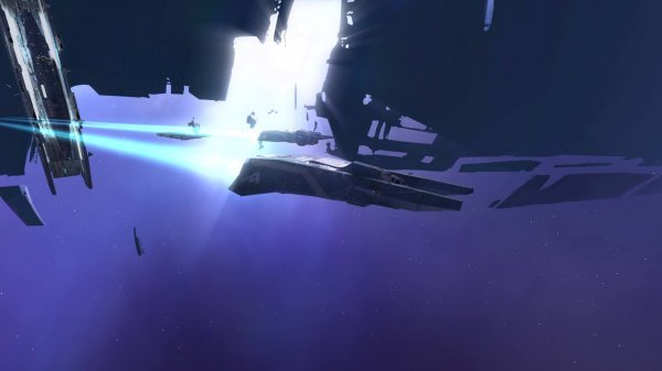 Igra omogućava gašenje svih elemenata sučelja za maksimalno uživanje u prikazima Homeworld Remastered