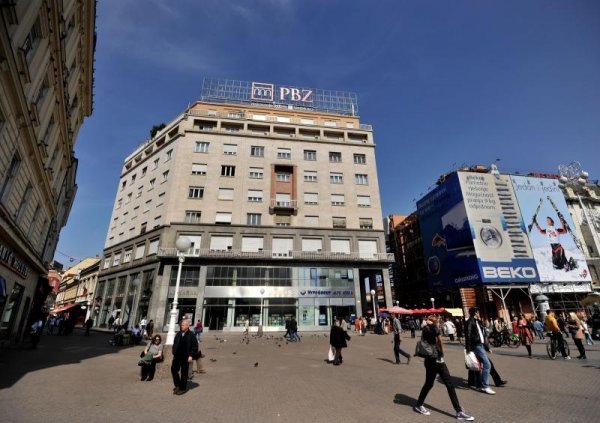 Zgrada u kojoj živi Iva Majoli na Trgu bana Jelačića Marko Lukunić/Pixsell