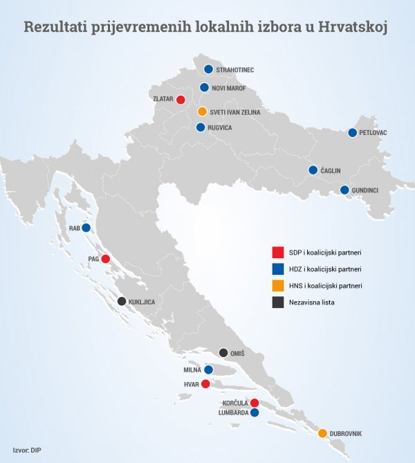 Rezultati prijevremenih lokalnih izbora