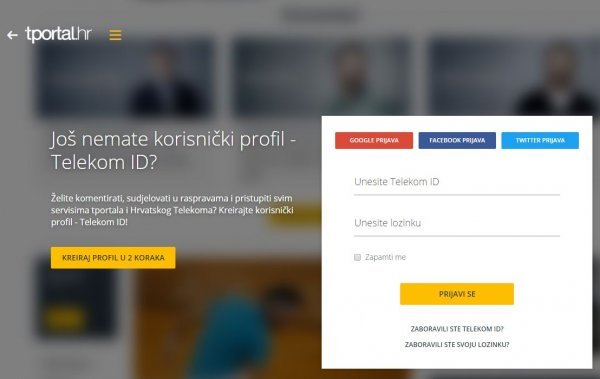 Registracija i prijava na sustav komentiranja tportala