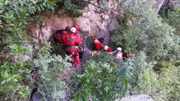 Zahtjevna spasilačka akcija u kanjonu Cetine  